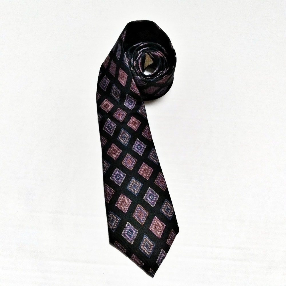 Mario Valentino Men's Italian Silk Print Tie